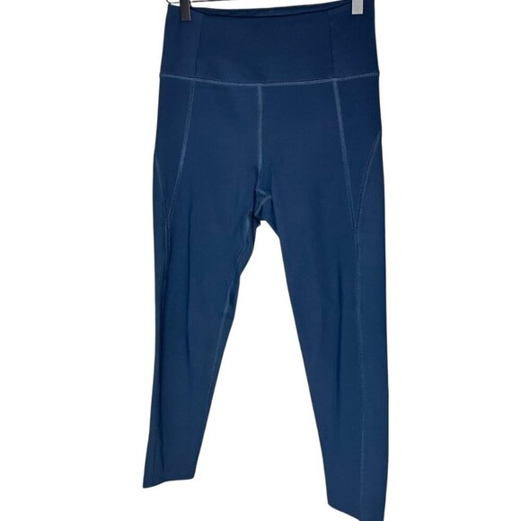 Girlfriend‎ Collective S/M Matching Athletic Set Solid Dark Blue Yoga Athleisure - Picture 2 of 10
